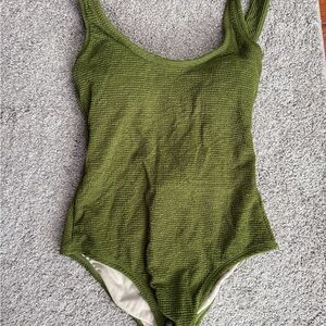NWT Kona Sol Olive Green One Piece Swimsuit